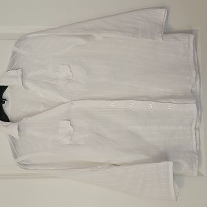 Eden and Olivia white button up blouse